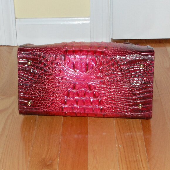 NWT -Brahmin Caroline Rose Ombre Melbourne Satchel - Picture 6 of 6